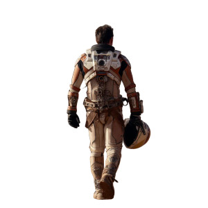 Elon Musk On Mars Vinyl Car Decal Sticker – Waterproof & UV-Resistant 8"