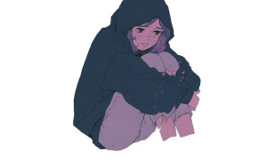 Melancholic Rooftop Dawn Vinyl Car Decal Sticker – Waterproof & UV-Resistant 8"