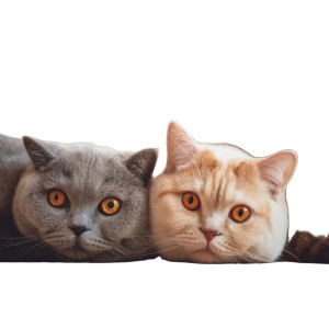 British Shorthair Cats Vinyl Car Decal Sticker – Waterproof & UV-Resistant 8" British Shorthair Cats Vinyl Car Decal Sticker – Waterproof & UV-Resistant 8"