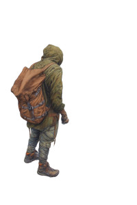 Post-Apocalyptic Wanderer Vinyl Car Decal Sticker – Waterproof & UV-Resistant 8"