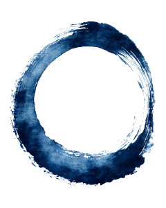 Enso Ink Stroke Vinyl Car Decal Sticker – Waterproof & UV-Resistant 8"