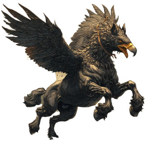 Majestic Hippogriff Vinyl Car Decal Sticker – Waterproof & UV-Resistant 8" Majestic Hippogriff Vinyl Car Decal Sticker – Waterproof & UV-Resistant 8"