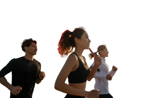 Morning Run Flag Vinyl Car Decal Sticker – Waterproof & UV-Resistant 8"