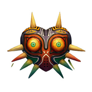 Majoras Mask Vinyl Car Decal Sticker – Waterproof & UV-Resistant 8"