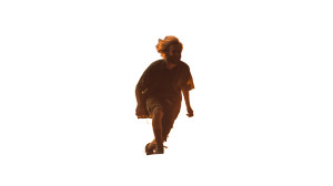 Skateboarder Fleeing Explosion Vinyl Car Decal Sticker – Waterproof & UV-Resistant 8"