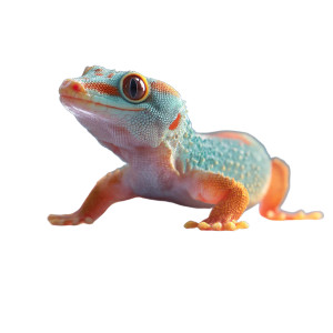 Gecko On Surface Vinyl Car Decal Sticker – Waterproof & UV-Resistant 8"