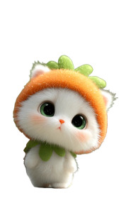 Fluffy Munchkin Kitten Vinyl Car Decal Sticker – Waterproof & UV-Resistant 8"