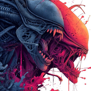 Alien Vs Predator V2 Vinyl Car Decal Sticker – Waterproof & UV-Resistant 8"