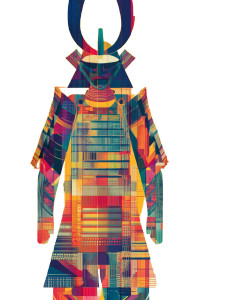 Warrior V5 Vinyl Car Decal Sticker – Waterproof & UV-Resistant 8"