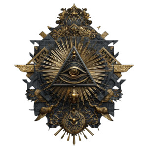 Illuminati Logo Vinyl Car Decal Sticker – Waterproof & UV-Resistant 8"