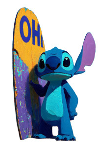 Sad Stitch On Beach Vinyl Car Decal Sticker – Waterproof & UV-Resistant 8" Sad Stitch On Beach Vinyl Car Decal Sticker – Waterproof & UV-Resistant 8"