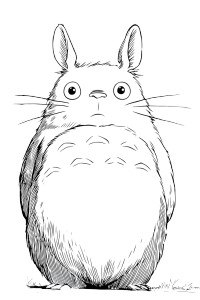 Totoro Coloring Page Vinyl Car Decal Sticker – Waterproof & UV-Resistant 8" Totoro Coloring Page Vinyl Car Decal Sticker – Waterproof & UV-Resistant 8"