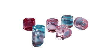 Floating Glass Legos Vinyl Car Decal Sticker – Waterproof & UV-Resistant 8"