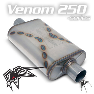 Black Widow Venom 250-Series | Aggressive Sound | Stainless Steel Exhaust Muffler Black Widow Venom 250-Series | Aggressive Sound | Stainless Steel Exhaust Muffler