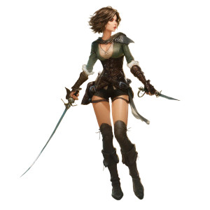 Nimble Rogue Fighter Vinyl Car Decal Sticker – Waterproof & UV-Resistant 8"