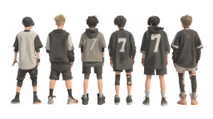 Cool Asian Teenager Vinyl Car Decal Sticker – Waterproof & UV-Resistant 8"