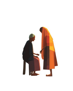 Nurse'S Compassionate Moment Vinyl Car Decal Sticker – Waterproof & UV-Resistant 8"