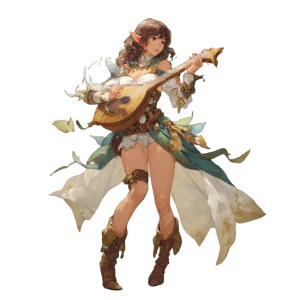 Elf Bard Performance Vinyl Car Decal Sticker – Waterproof & UV-Resistant 8"