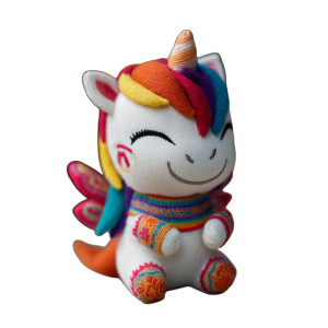 Rainbow Maned Unicorn Vinyl Car Decal Sticker – Waterproof & UV-Resistant 8"