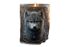 Dreamcatcher Bear Wolf Vinyl Car Decal Sticker – Waterproof & UV-Resistant 8"