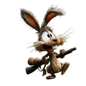 Kiffer Osterhase Vinyl Car Decal Sticker – Waterproof & UV-Resistant 8"