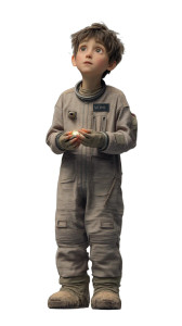 Young Martian Colonist Vinyl Car Decal Sticker – Waterproof & UV-Resistant 8"