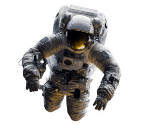 Astronaut Space Walk Vinyl Car Decal Sticker – Waterproof & UV-Resistant 8"