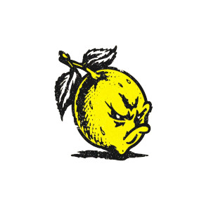 Sour Lemon Logo Vinyl Car Decal Sticker – Waterproof & UV-Resistant 