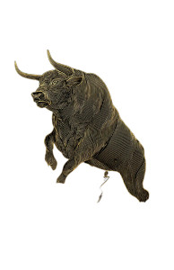 Golden Bull Tattoo Vinyl Car Decal Sticker – Waterproof & UV-Resistant Golden Bull Tattoo Vinyl Car Decal Sticker – Waterproof & UV-Resistant
