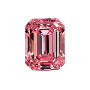 Pink Emerald Diamond Vinyl Car Decal Sticker – Waterproof & UV-Resistant 