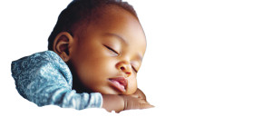 Sleeping Summer Baby Vinyl Car Decal Sticker – Waterproof & UV-Resistant 8"