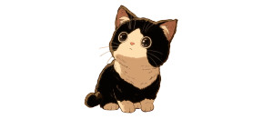 Heart-Patterned Cat Vinyl Car Decal Sticker – Waterproof & UV-Resistant 8"