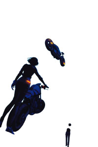 Futuristic Sci-Fi Cover Vinyl Car Decal Sticker – Waterproof & UV-Resistant 8"