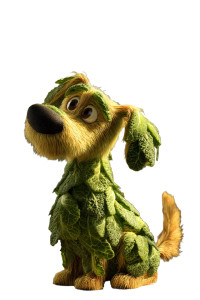 Kale Pixar Dog Vinyl Car Decal Sticker – Waterproof & UV-Resistant 8"