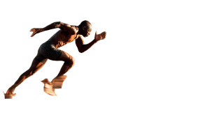 Dynamic Sprinter Motion Vinyl Car Decal Sticker – Waterproof & UV-Resistant 8"