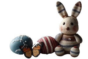 Easter Celebration V2 Vinyl Car Decal Sticker – Waterproof & UV-Resistant 8"