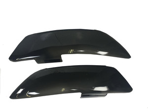 Fits 2015-2017 Ford Mustang GT Styling Headlight Cover GT0994S Full Cover; Smoke; Acrylic; Set Of 2