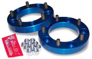 Upgrade Your Suzuki & Chevrolet | Spidertrax Aluminum Wheel Spacers, Blue Anodized, 1 Inch Thick, Set Of 2 Upgrade Your Suzuki & Chevrolet | Spidertrax Aluminum Wheel Spacers, Blue Anodized, 1 Inch Thick, Set Of 2