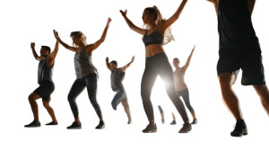 Synchronized Gym Workout Vinyl Car Decal Sticker – Waterproof & UV-Resistant 8"