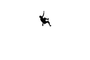 Rock Climber Silhouette Vinyl Car Decal Sticker – Waterproof & UV-Resistant 8" Rock Climber Silhouette Vinyl Car Decal Sticker – Waterproof & UV-Resistant 8"