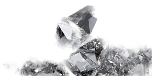 Crushed Diamonds Vinyl Car Decal Sticker – Waterproof & UV-Resistant 8"