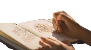 Drawing Winged Lion Vinyl Car Decal Sticker – Waterproof & UV-Resistant 8"