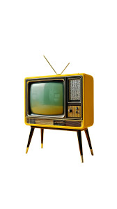 Retro Tv Vinyl Car Decal Sticker – Waterproof & UV-Resistant 8"