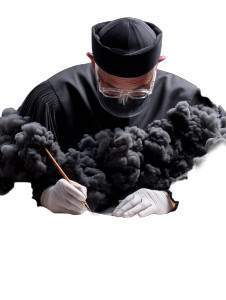 Mysterious Judge Vinyl Car Decal Sticker – Waterproof & UV-Resistant 8"