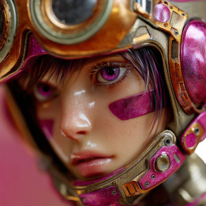 Space Pirate Girl V2 Vinyl Car Decal Sticker – Waterproof & UV-Resistant 8"