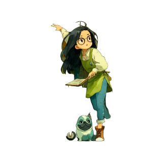 Ghibli Library Girl Vinyl Car Decal Sticker – Waterproof & UV-Resistant 8" Ghibli Library Girl Vinyl Car Decal Sticker – Waterproof & UV-Resistant 8"
