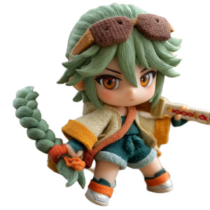 Claymation Baizhu Vinyl Car Decal Sticker – Waterproof & UV-Resistant 8"