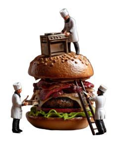 Miniature Chefs Crafting Vinyl Car Decal Sticker – Waterproof & UV-Resistant 8"