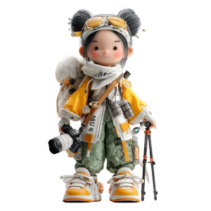 Peking Opera Adventurer Vinyl Car Decal Sticker – Waterproof & UV-Resistant 8"