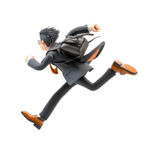 Running Businessman Silhouette Vinyl Car Decal Sticker – Waterproof & UV-Resistant 8"